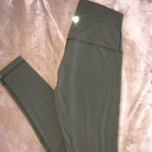 Lululemon Wunder Under Olive Green